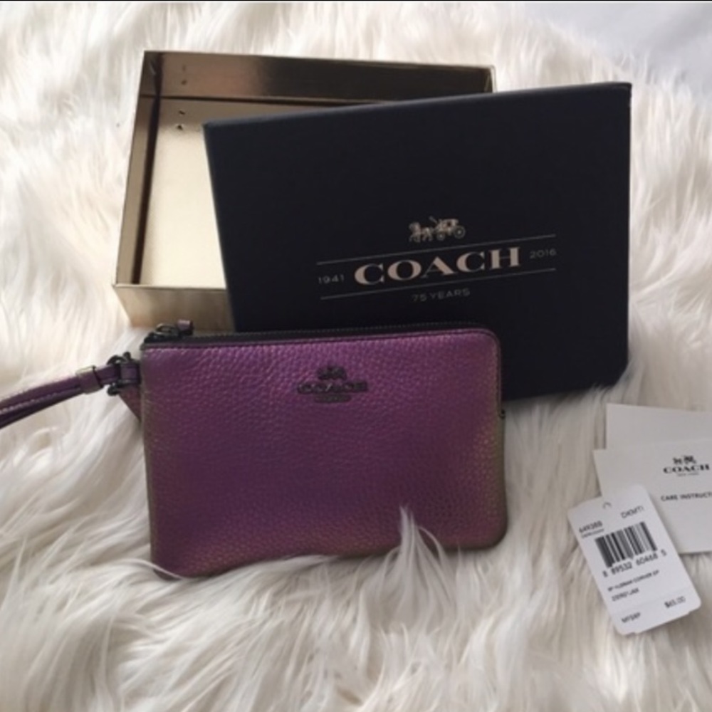 Coach Hologram Wristlet